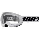 Gogle 100% STRATA 2 white clear