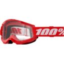 Gogle 100% STRATA 2 red clear