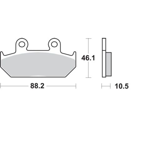 Klocki hamulcowe KH124/2 street excel sinter kolo