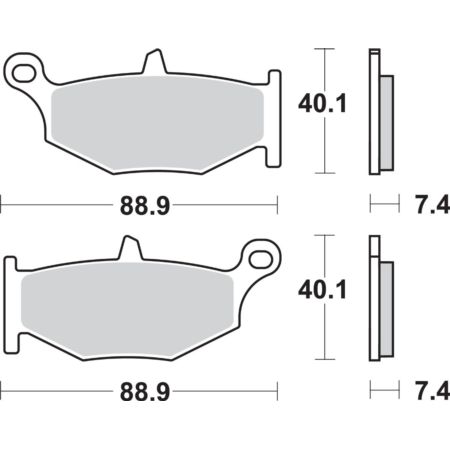 Klocki hamulcowe KH419 street sinter
