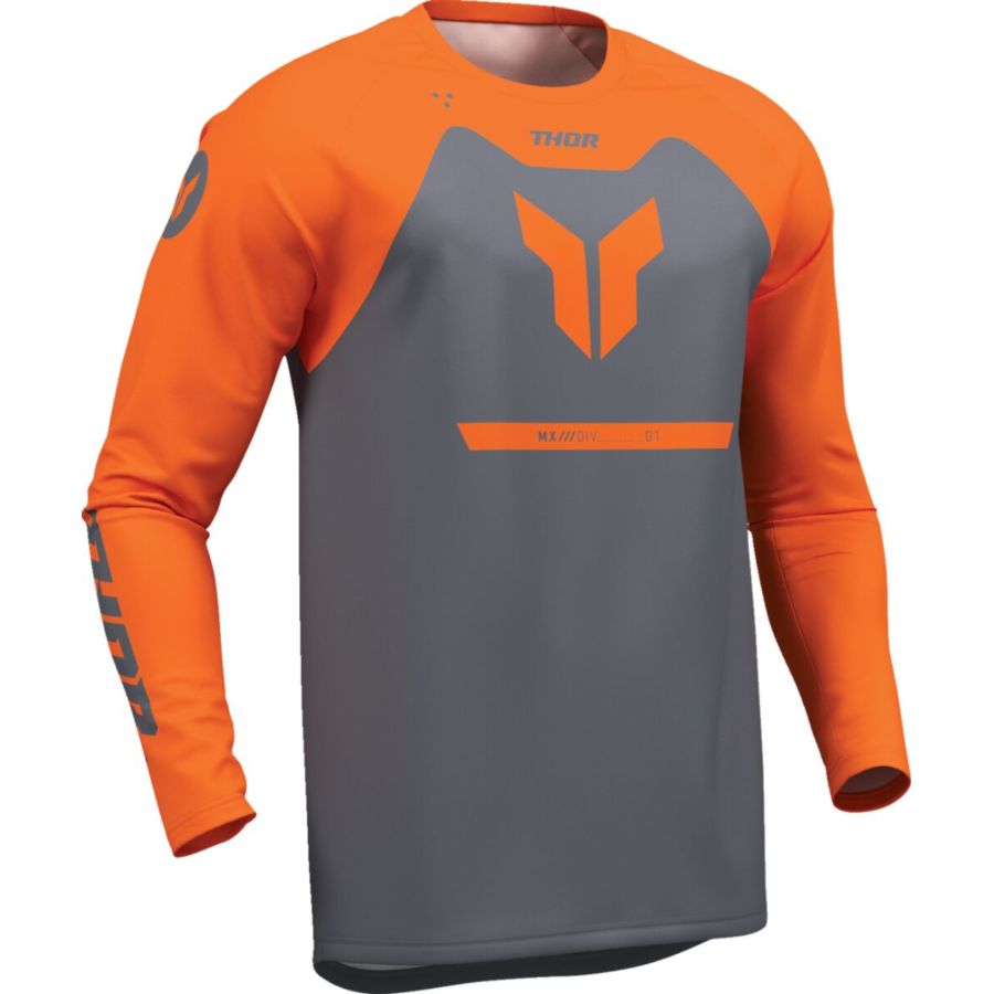 Bluza młodzieżowa THOR RIDEMODE MENACE YTH chr 2XS