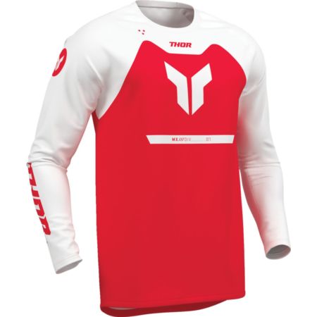 Bluza młodzieżowa THOR RIDEMODE MENACE YTH red XS