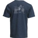 T-shirt młodzieżowy THOR BLUEPRINT navy XS