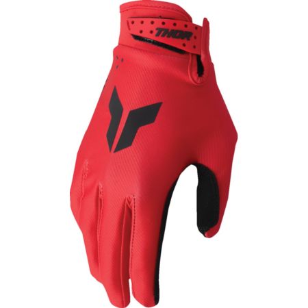 Rękawiczki młodzieżowe THOR LAUNCHMODE SPLIT red S