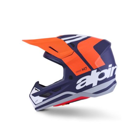 Kask ALPINESTARS SUPERTECH M7 CORE orange/blue 2XL