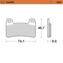 Klocki hamulcowe MOTO MASTER ROADPRO HONDA CBR1000