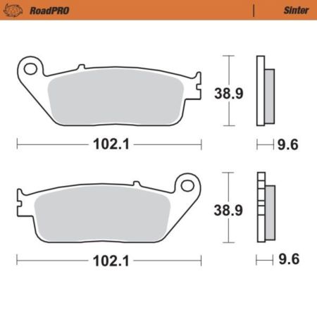 Klocki hamulcowe MOTO MASTER ROADPRO DAELIM VL 125