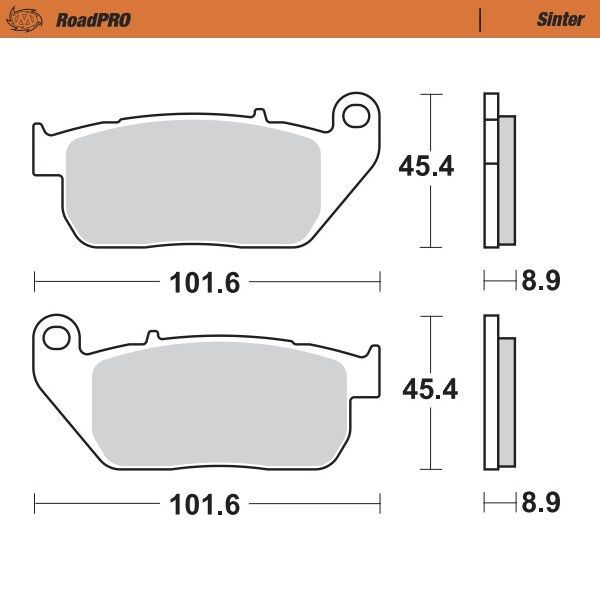 Klocki hamulcowe MOTO MASTER ROADPRO HARLEY XL1200