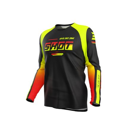 Bluza SHOT DRAW KID BLOCK NEON_YELLOW 4-5