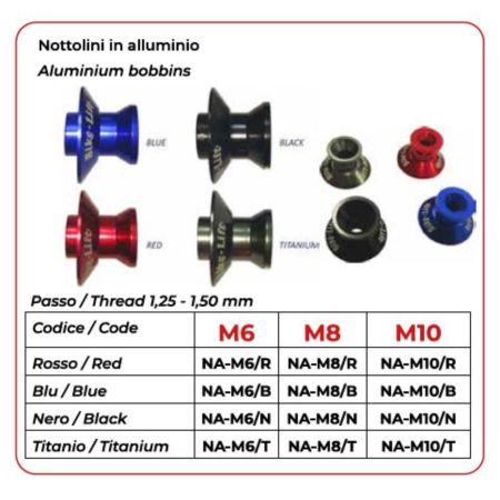 Szpula wahacza M6 BIKE LIFT APRILIA PEGASO 650