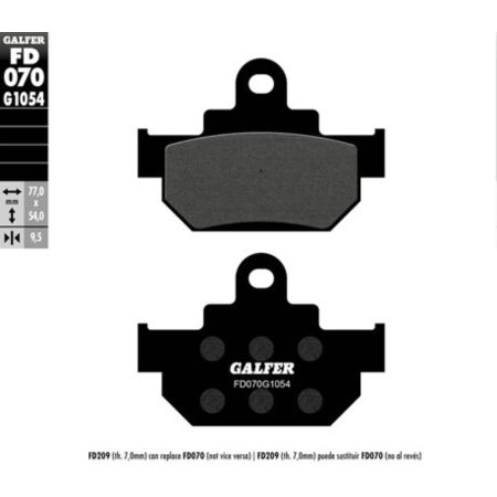 Klocki hamulcowe GALFER KH106 SUZUKI