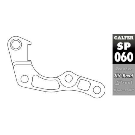 Adapter zacisku hamulcowego GALFER HONDA CRF 250