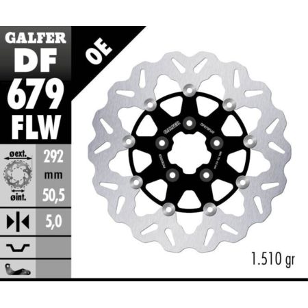 Tarcza hamulcowa GALFER WAVE 292 MM HARLEY 1340