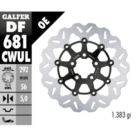 Tarcza hamulcowa GALFER WAVE 292 MM HARLEY 1690