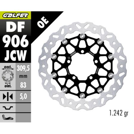 Tarcza hamulcowa GALFER FLOATECH 310 MM TRIUMPH