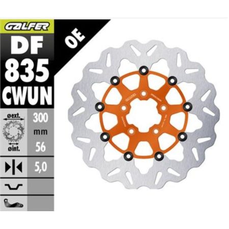 Tarcza hamulcowa GALFER WAVE 300 MM HARLEY 1690