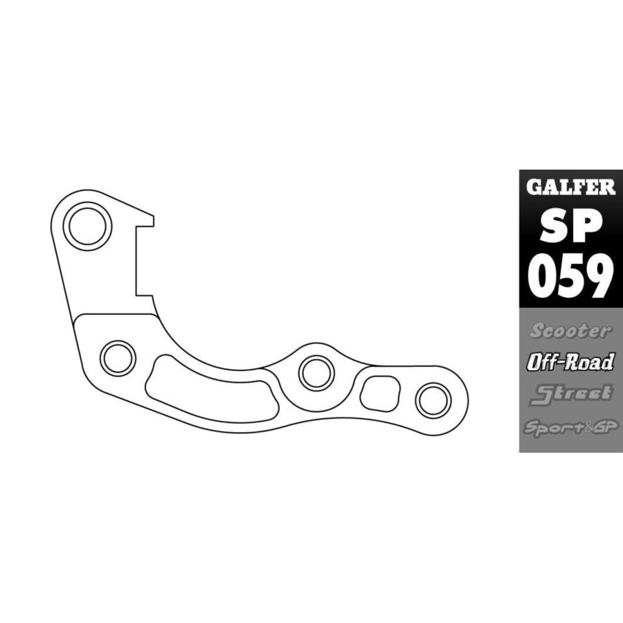 Adapter zacisku hamulcowego GALFER HONDA CRF 110