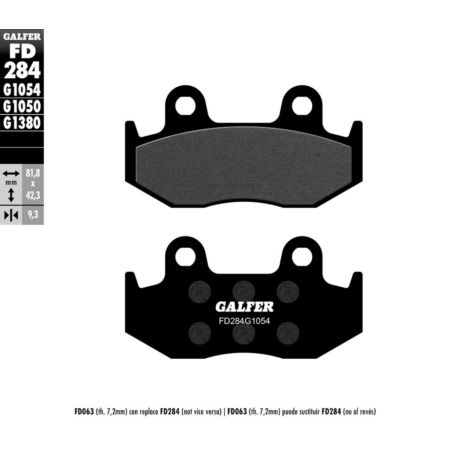 Klocki hamulcowe GALFER HONDA SH 150