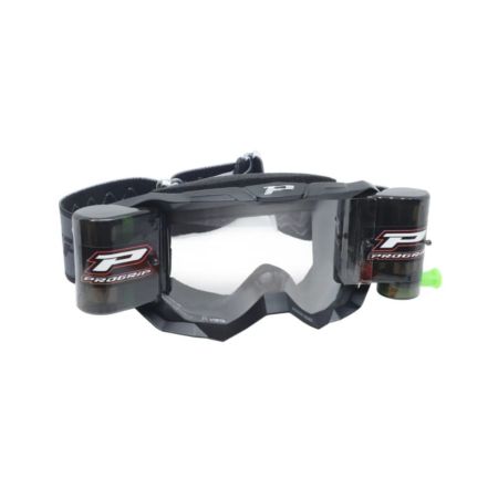 Gogle PRO GRIP 3300 MATT BLACK ROLL OFF XXL