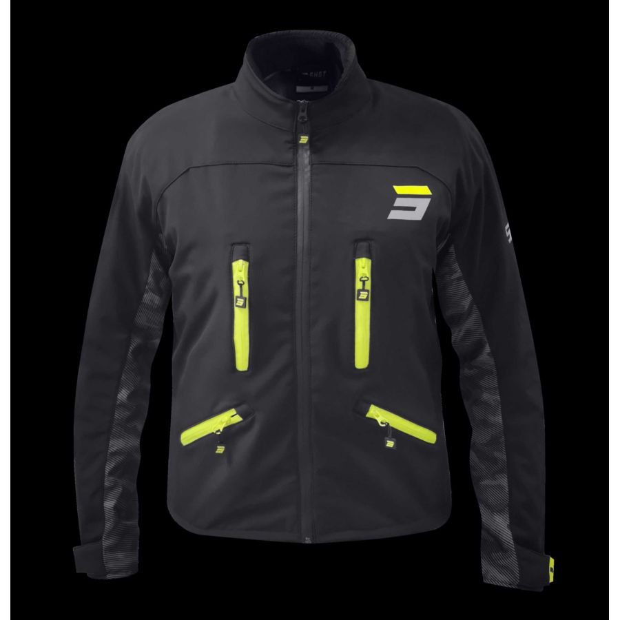 Kurtka SHOT CLIMATIC BLACK_NEON_YELLOW L