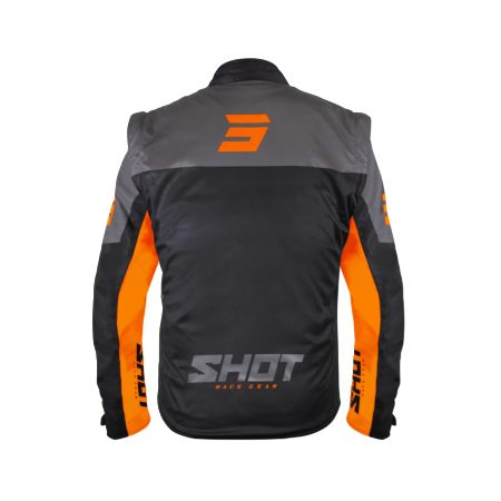 Kurtka SHOT SOFTSHELL LITE BLACK_ORANGE M