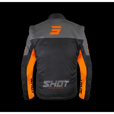 Kurtka SHOT SOFTSHELL LITE BLACK_ORANGE M