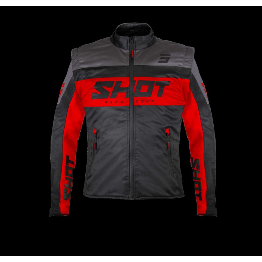 Kurtka SHOT SOFTSHELL LITE BLACK_RED S