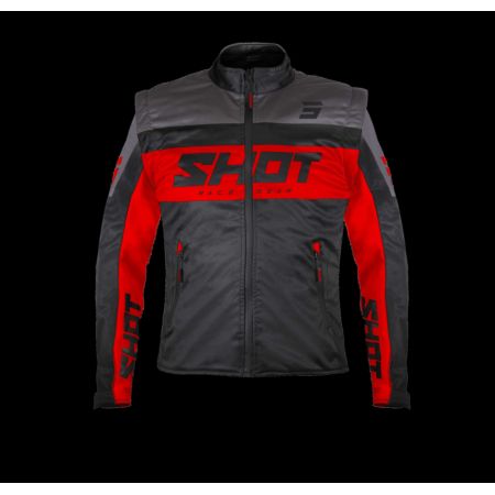 Kurtka SHOT SOFTSHELL LITE BLACK_RED S