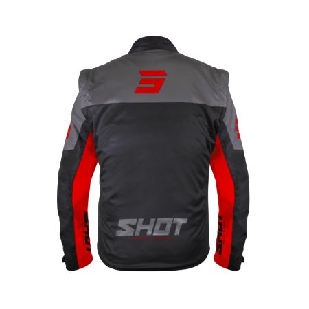 Kurtka SHOT SOFTSHELL LITE BLACK_RED 2XL