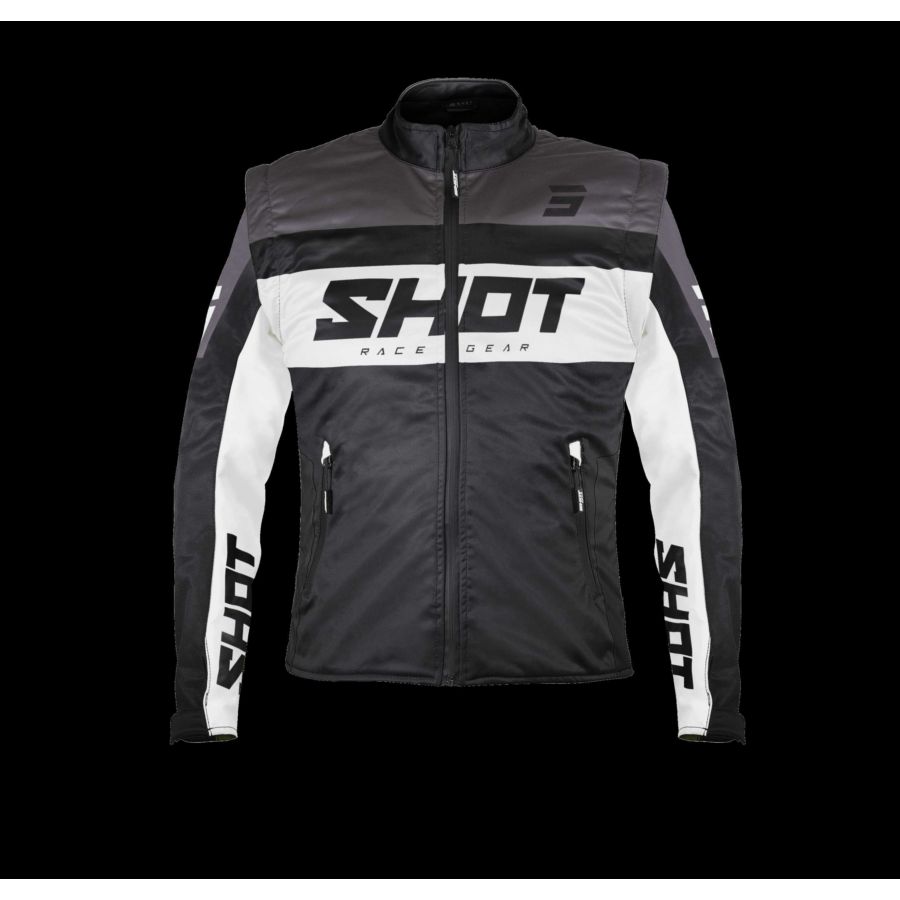 Kurtka SHOT SOFTSHELL LITE BLACK_WHITE 2XL