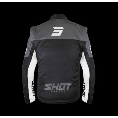Kurtka SHOT SOFTSHELL LITE BLACK_WHITE 2XL