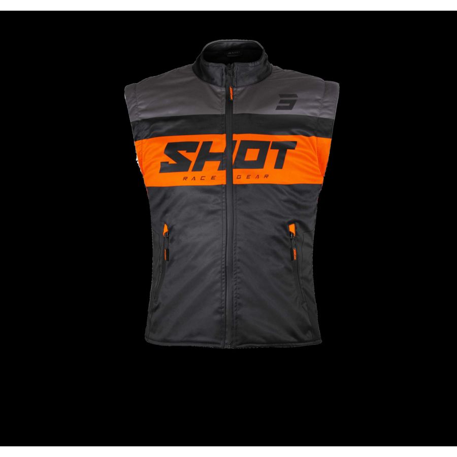 Bodywarmer SHOT BODYWARMER LITE BLACK_ORANGE L