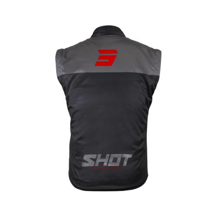 Bodywarmer SHOT BODYWARMER LITE BLACK_RED 3XL