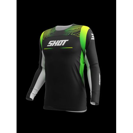 Bluza SHOT CONTACT KID APEX NEON_YELLOW 4-5
