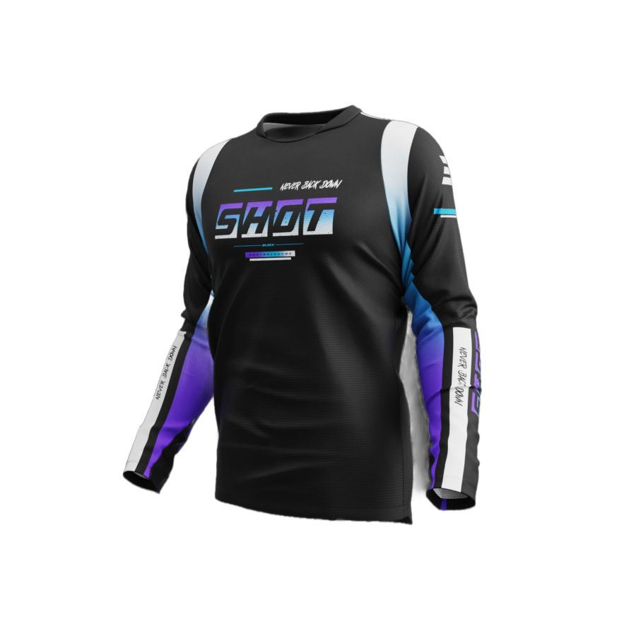 Bluza SHOT DEVO BLOCK PURPLE S