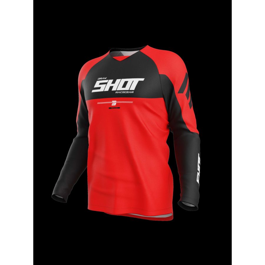 Bluza SHOT DRAW PRIVATE RED M
