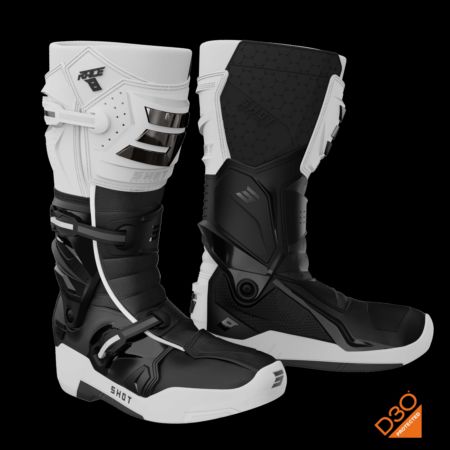 Buty SHOT RACE 8 WHITE_BLACK_CHROME 44