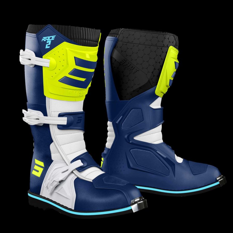 Buty SHOT RACE 2 BLUE_NEON_YELLOW 46