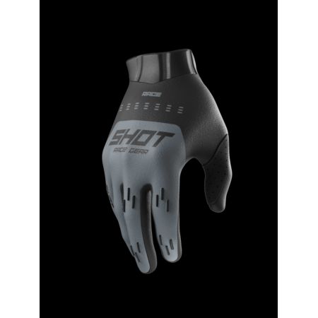 Rękawiczki SHOT RACE EVO BLACK_GREY 08