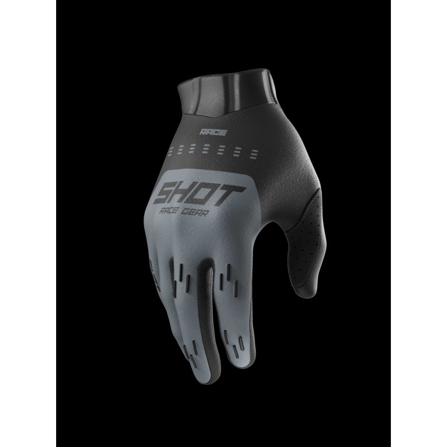 Rękawiczki SHOT RACE EVO BLACK_GREY 13
