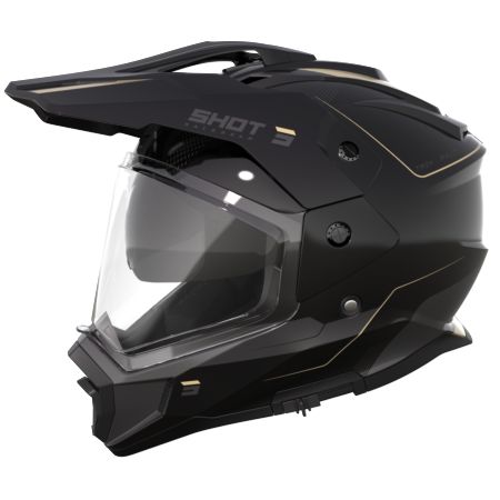 Kask SHOT TREK MAX VISION RALLY BK_SAND_GLOSSY M