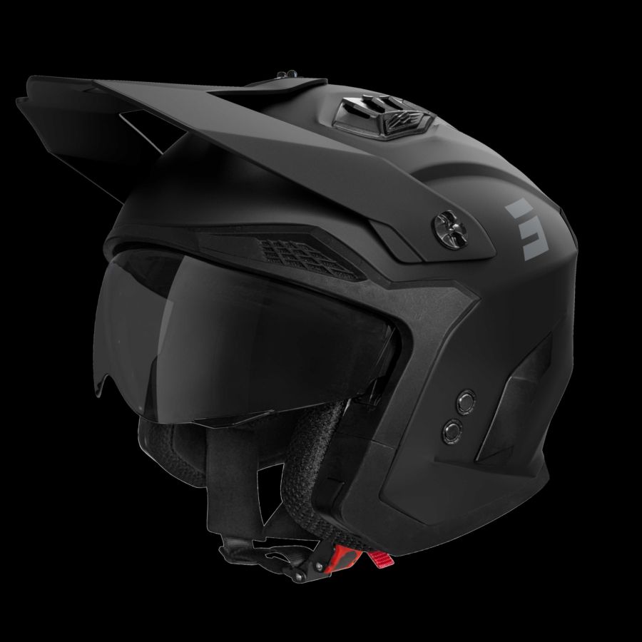 Kask SHOT DROP SOLID BLACK_MATT L