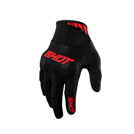 Rękawiczki SHOT DRIFT SPIDER RED 13
