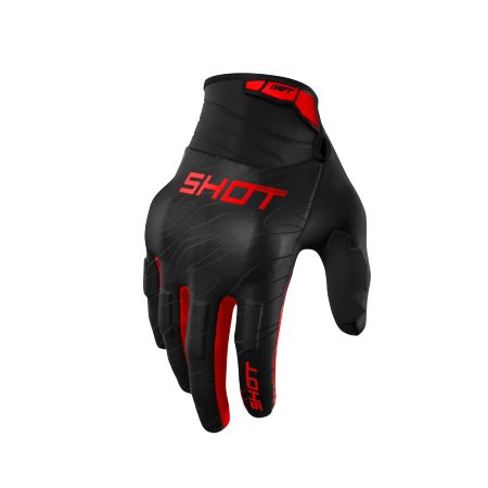 Rękawiczki SHOT DRIFT ONYX RED 08