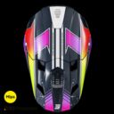 Kask SHOT LITE RACING BLUE_NEON_YELLOW_PEARLY L