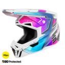 Kask SHOT LITE RACING WHITE_PINK_PEARLY L