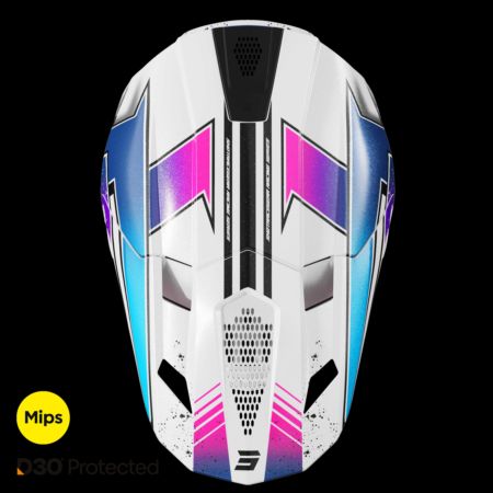 Kask SHOT LITE RACING WHITE_PINK_PEARLY L