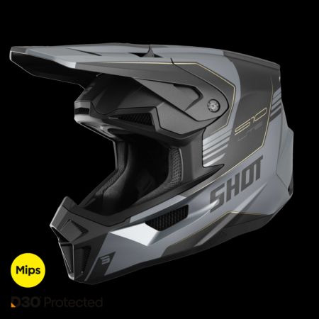 Kask SHOT LITE S10 BLACK_GREY_MATT XL