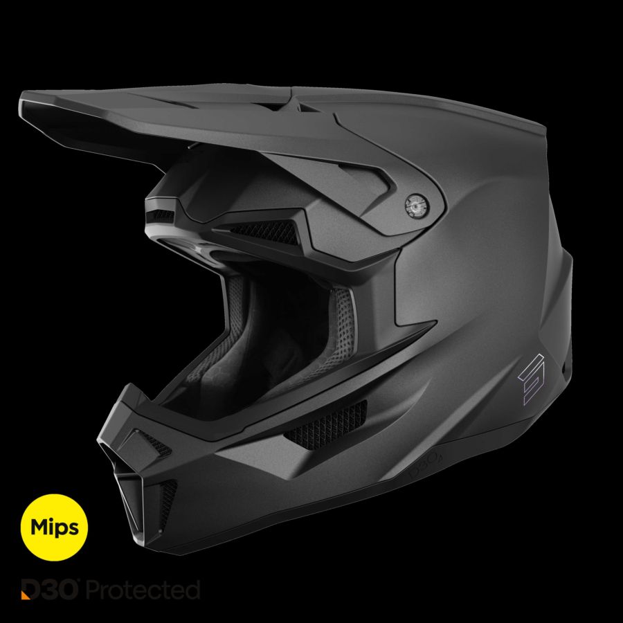 Kask SHOT LITE SOLID BLACK_MATT S