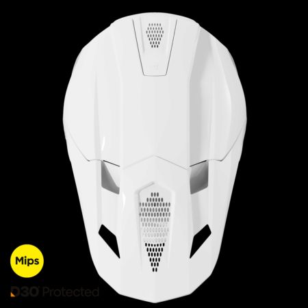 Kask SHOT LITE SOLID WHITE_GLOSSY XS